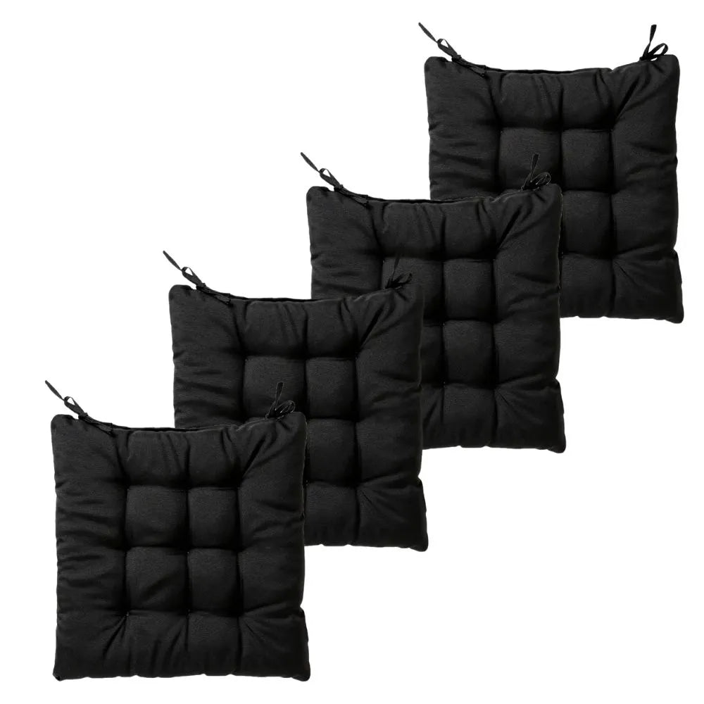 Foto de almofada para futon preto muito bonita 