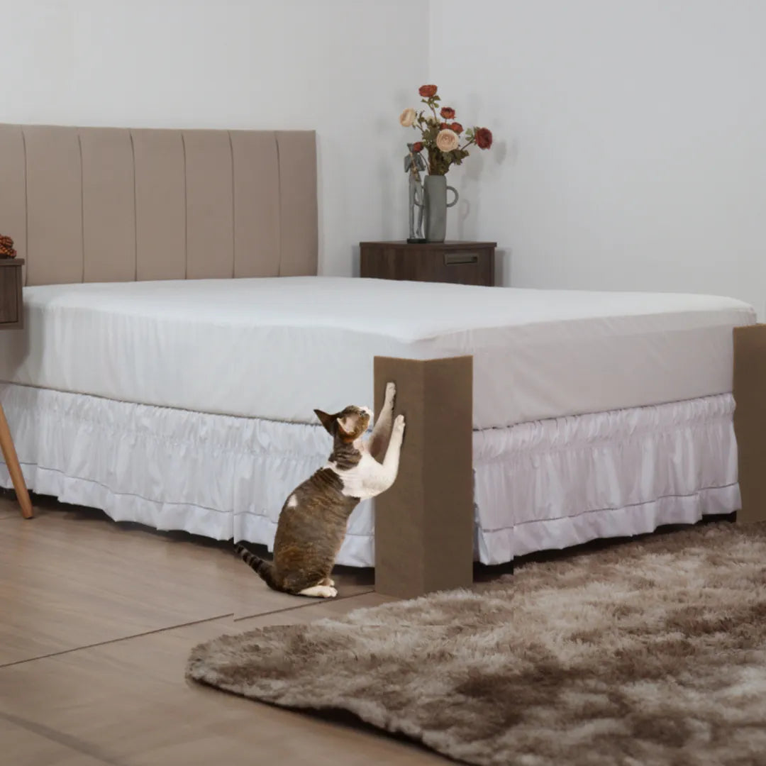 Foto do Arranhador MDF Cama Box para Gatos - Bege muito bonita
