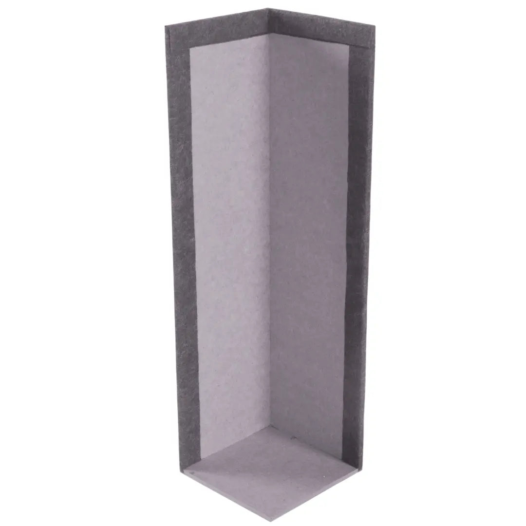Veja os detalhes do Arranhador MDF Cama Box e Sofá Para Gatos Cinza da Charme