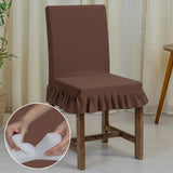 Capa Para Cadeira de Madeira Espuma Interna Total Confort - Chocolate