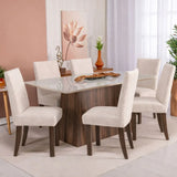 Veja detalhes lindos Capa para Cadeira Boutique Caribe Creme da Charme