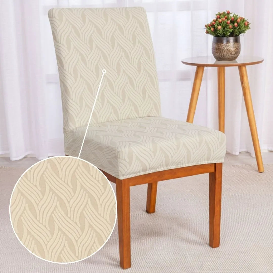 Conheça a Capa para Cadeira Boutique Tejo Bege com entrega mais rápida do Brasil