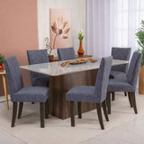 Veja detalhes lindos Capa para Cadeira Boutique Tejo Cinza da Charme