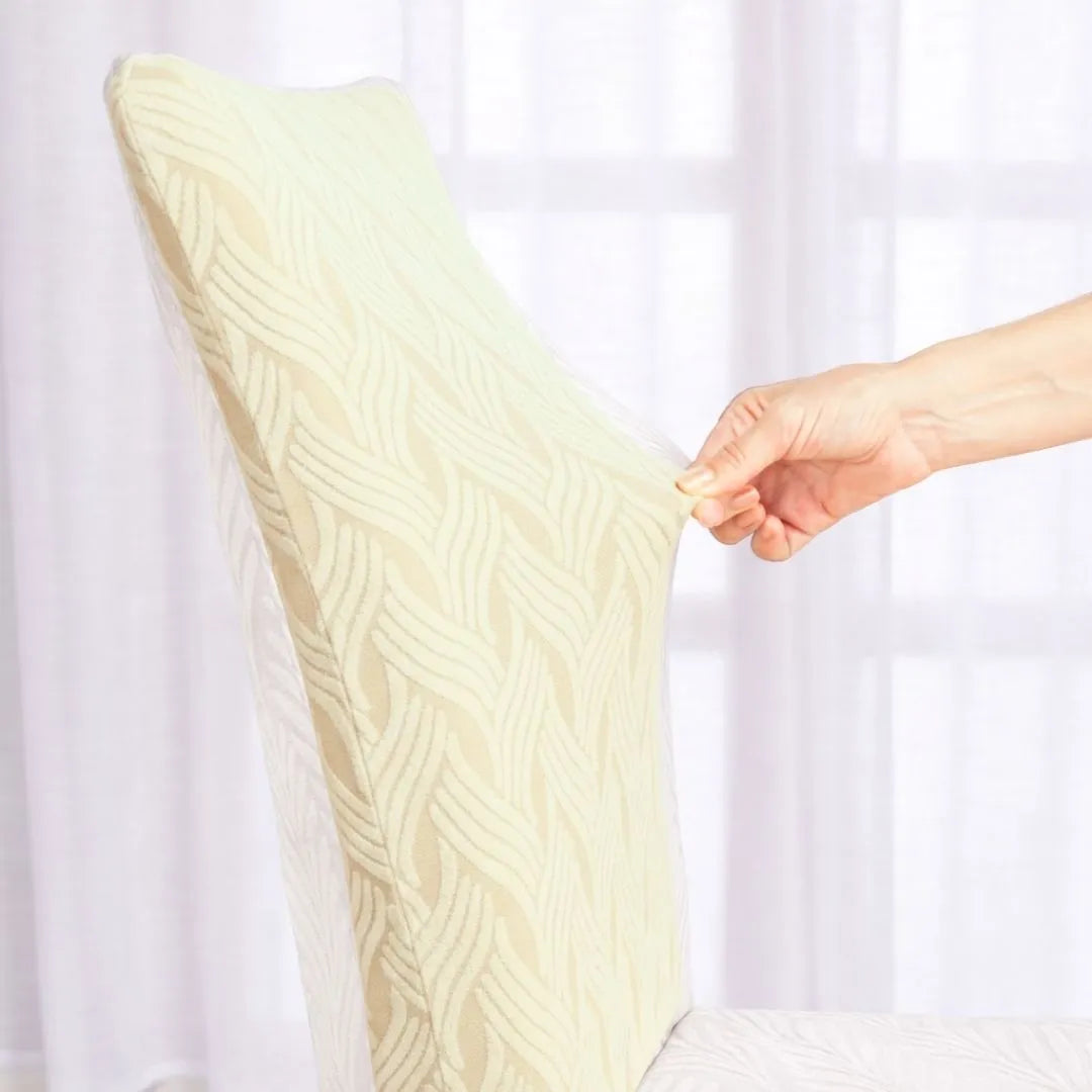 Detalhes da Capa para Cadeira Boutique Tejo Bege da Charme do Detalhe