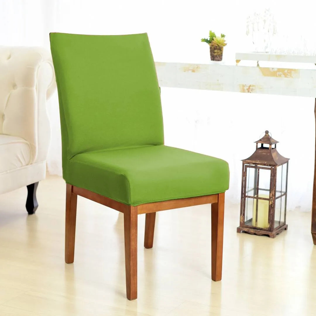 Foto vitrine capa para cadeira elastex verde