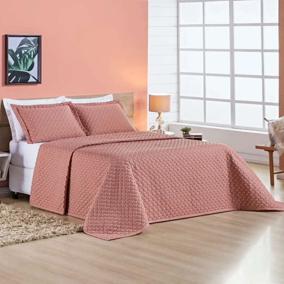 Foto do Cobre Leito Ravena Rosê - Vários Tamanhos da Chame do Detalhe muito bonita