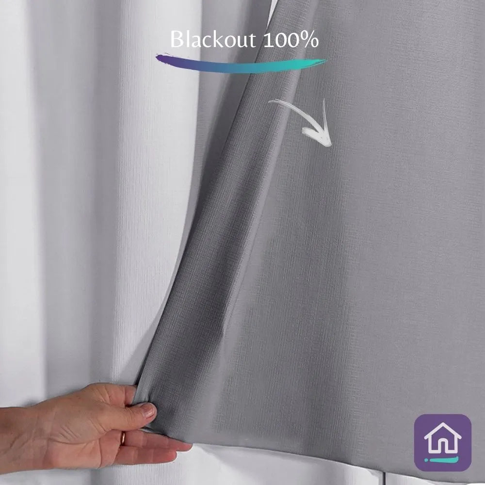 Clientes que usam Cortina Blackout Xadrez 2,80x2,30 Branco e adoram