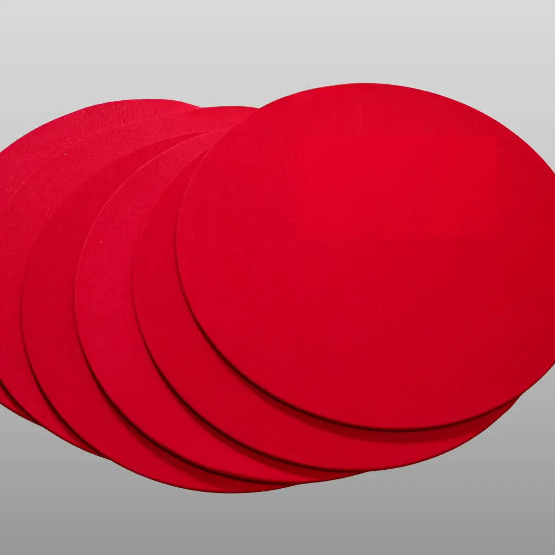 Kit 4 Sousplat Vermelho - Oferta Cross