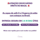 Capa de Sofá Spandex Special - Cinza Claro
