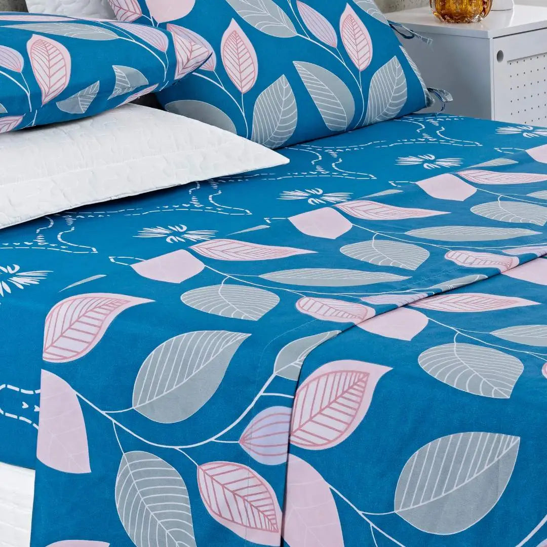 Veja detalhes lindos do Jogo de Cama Floreal Hana Vários Tamanhos da Charme