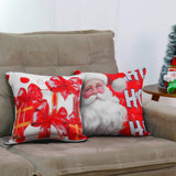 Foto do Kit 2 Capas de Almofadas Natal Santo Noel muito bonita
