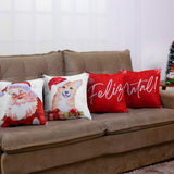 Conheça o Kit 4 Capas de Almofadas Natal Boas Festas da Chame do Detalhe
