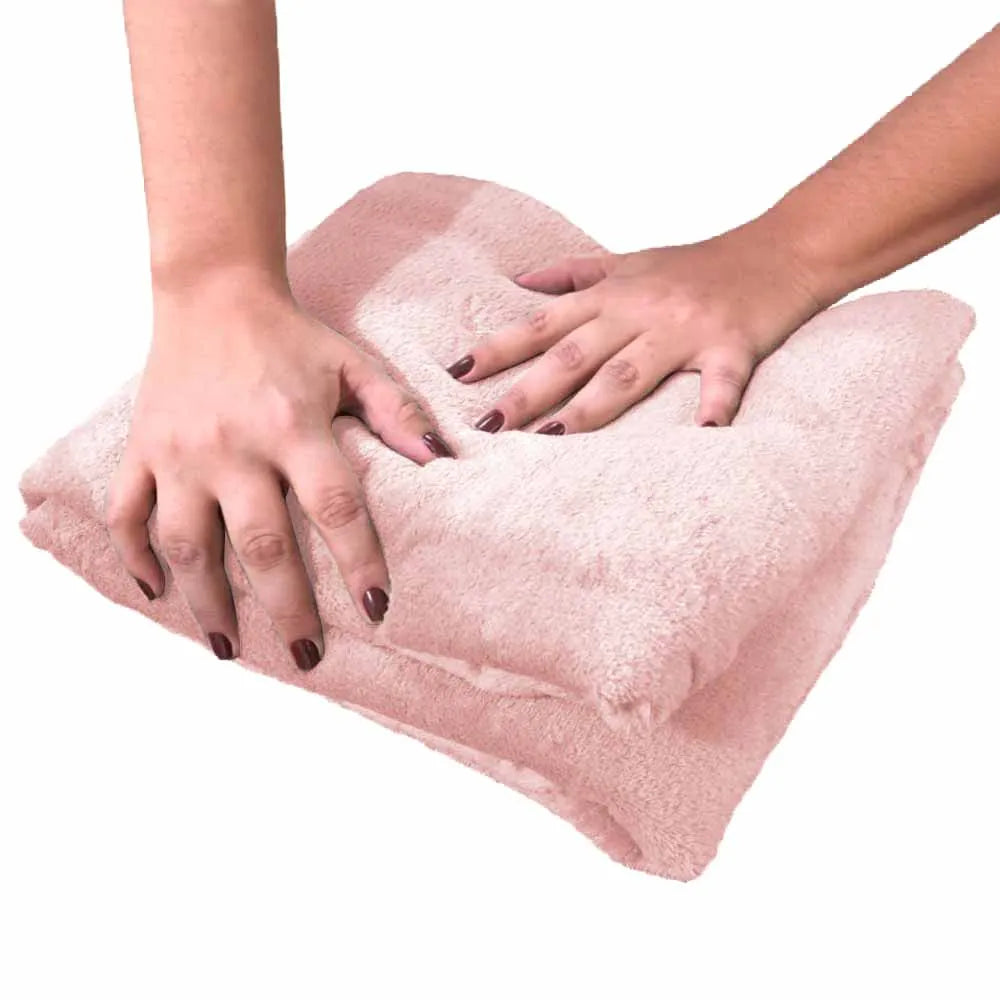 Foto de Manta Soft Microfibra Rosa muito bonita