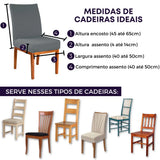 Capa Protetora Cadeira Arranhão Gato Protex Duo - Cinza Escuro