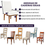 Capa Protetora Cadeira Arranhão Gato Protex Duo - Off White