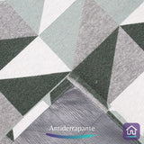 Detalhes do  Tapete Jacquard Lozango Verde da Charme do Detalhe