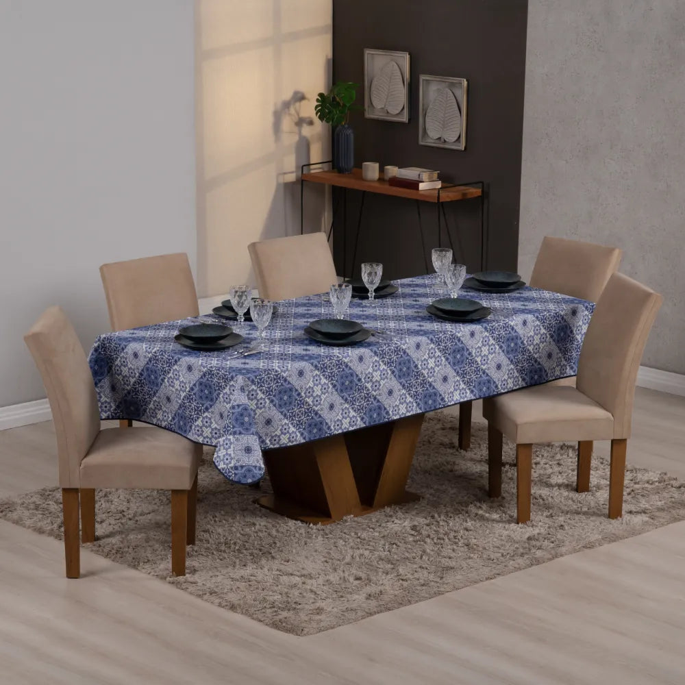 Veja as fotos da Toalha de Mesa Impermeável Ladrilho da Charme do Detalhe