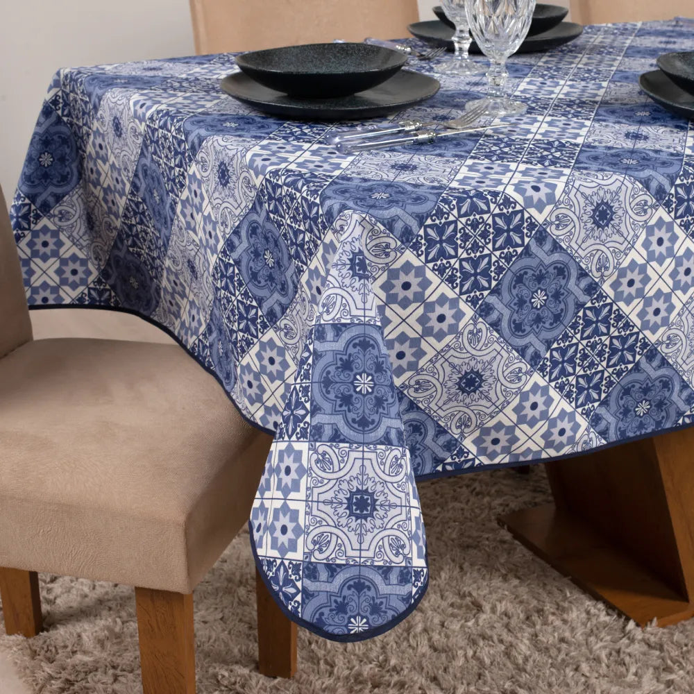 Detalhes da Toalha de Mesa Impermeável Ladrilho do Detalhe