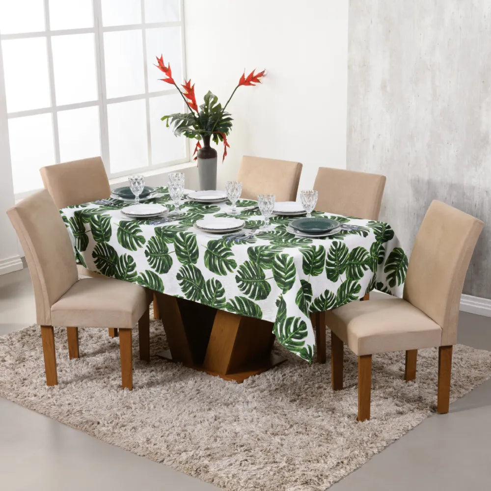 Detalhes da Toalha de Mesa Jacquard Costerla de Adão do Detalhe
