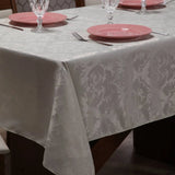 Detalhes da Toalha de Mesa Jacquard Palha do Detalhe