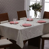 Fotos da Toalha de Mesa Jacquard Palha muito bonita