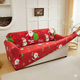 Capa de Sofá  Natalina Spandex Special - Noel Mágico