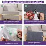 Arranhador Adesivo de Sofá, Cama e Parede Multi Fix - Cinza